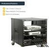 StarTech.com 16 Outlet Horizontal 1U Rack Mount PDU Power Strip for Network Server Racks – Surge Protection – 120V/15A – 6ft Power Cord (RKPW161915)(16 Outlets | 15A)