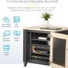 StarTech.com 1U Adjustable Vented Server Rack Mount Shelf – 175lbs – 19.5 to 38in Adjustable Mounting Depth Universal Tray for 19″ AV/ Network Equipment Rack – 27.5in Deep , TAA (ADJSHELF)(28-34.4in)