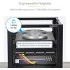 StarTech.com 1U Adjustable Vented Server Rack Mount Shelf – 175lbs – 19.5 to 38in Adjustable Mounting Depth Universal Tray for 19″ AV/ Network Equipment Rack – 27.5in Deep , TAA (ADJSHELF)(28-34.4in)