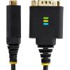StarTech.com 1ft/30cm USB to Serial Adapter Cable, COM Retention, FTDI, USB-A to DB9 RS232, Interchangeable DB9 Nuts/Screws