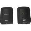StarTech.com 2 Port USB 2.0 over Cat5 or Cat6 Extender Kit – Locally or Remotely Powered – 330 ft (100 m) – USB Extender – USB to Ethernet (USB2002EXT2),Black(1 Port (USB 2.0))