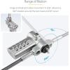 StarTech.com 25-Pack Universal Laptop Lock 6.6ft (2m), Master Keyed Security Cable, Compatible with Noble Wedge/Nano/K-Slot; TAA(Serialized Combination)