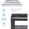 StarTech.com 2-Post 9U Wall Mount Network Cabinet w/ 1U Shelf, 19″ Wall-Mounted Server Rack Kit for IT / Data Computer Equipment, Ships Fully Assembled(6U)
