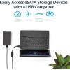 StarTech.com 3 ft USB 3.0 to eSATA Adapter – 6 Gbps USB to HDD/SSD/ODD Converter – Hard Drive to USB Cable (USB3S2ESATA3)