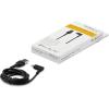 StarTech.com 3ft (1m) Durable USB A to Lightning Cable – Black 90° Right Angled Heavy Duty Rugged Aramid Fiber USB Type A to Lightning Charging/Sync Cord – Apple MFi Certified – iPhone (RUSBLTMM1MBR)(Black)