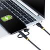 StarTech.com 3ft (1m) Rugged USB Multi Charging Cable, USB to Lightning/Micro-USB/Type-C, Apple MFi, 3-in-1 USB Charger Cord
