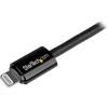 StarTech.com 3m (10ft) Long Black Apple® 8-pin Lightning Connector to USB Cable for iPhone / iPod / iPad – Charge and Sync Cable (USBLT3MB)