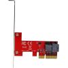 StarTech.com 4-Lane PCI Express to SFF-8643 Adapter for PCIe NVMe U.2 SSD – U.2 2.5″ NVMe SSD Adapter , TAA (PEX4SFF8643)(PCIe)