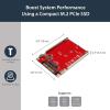 StarTech.com 4-Lane PCI Express to SFF-8643 Adapter for PCIe NVMe U.2 SSD – U.2 2.5″ NVMe SSD Adapter , TAA (PEX4SFF8643)(U.2 (SFF-8639))