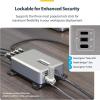 StarTech.com 4-Port USB-C Charging Station, 240W GaN Charger Block for MacBook Pro/Air, iPhone 16/15/Pro, iPad Pro, Dell XPS, Pixel and More(USB-C Charger)