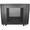 StarTech.com 4-Post 18U Server Rack Cabinet, 19″ Data Rack Cabinet Kit for IT / Network Equipment, with Adjustable Mounting Rails, Ships Fully Assembled(12U)