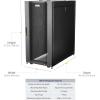 StarTech.com 4-Post 42U Server Rack Cabinet, 19″ Data Rack Cabinet for IT Equipment Mount, Full Size Network Cabinet Storage, Ships Fully Assembled(25U)