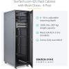 StarTech.com 4-Post 42U Server Rack Cabinet, 19″ Data Rack Cabinet for IT Equipment Mount, Full Size Network Cabinet Storage, Ships Fully Assembled(42U)