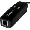 StarTech.com 56K USB Dial-up & Fax Modem – V.92, External – Hardware Based USB Modem – Transfer rates up to 56Kbps (data) / 14.4Kbps (fax)