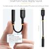 StarTech.com 5in (12.7cm) USB-C to 3.5mm TRRS Headphone/Headset Jack Audio Adapter, 32-bit DAC, USB C Aux Dongle for PC/Phone