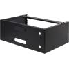 StarTech.com 6U Wall Mount Network Rack – 14 Inch Deep (Low Profile) – 19″ Patch Panel Bracket for Shallow Server and IT Equipment, Network Switches – 44lbs/20kg Weight Capacity, Black (WALLMOUNT6)(4U)