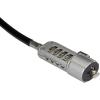 StarTech.com 6ft (1.8m) Self-Coiling Laptop Cable Lock – Portable 3-Digit Combination Security Cable Lock for K-Slot Laptop/Computer/Desktop/Device – Coiled Anti-Theft Steel Cable Lock, TAA(6 ft (1.8 m))