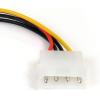 StarTech.com 6in 4 Pin LP4 to SATA Power Cable Adapter – LP4 to SATA – 6in LP4 to SATA Cable – 4 pin to SATA Power(1 Count (Pack of 2))