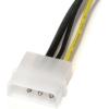 StarTech.com 6in LP4 to 8 Pin PCI Express Video Card Power Cable Adapter – lp4 to PCI express – molex to 8 pin PCIe (LP4PCIEX8ADP)