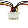 StarTech.com 6in SATA to LP4 Power Cable Adapter – F/M – Power adapter – SATA power (M) to 4 pin internal power (F) – 5.9 in – black – LP4SATAFM6IN(4 inch)