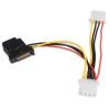 StarTech.com 6in SATA to LP4 Power Cable Adapter – F/M – Power adapter – SATA power (M) to 4 pin internal power (F) – 5.9 in – black – LP4SATAFM6IN(6 inch)