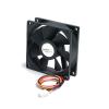 StarTech.com 80x25mm Dual Ball Bearing Computer Case Fan w/ TX3 Connector (FANBOX2),Black(1 Count (Pack of 1))