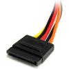 StarTech.com 8in 15 pin SATA Power Extension Cable – 8 SATA power Extension Cable – 8 SATA power Extension cord (SATAPOWEXT8)(8 Inch)