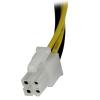 StarTech.com 8in ATX12V 4 Pin P4 CPU Power Extension Cable – M/F – Power extension cable – 4 pin ATX12V (M) to 4 pin ATX12V (F) – 7.9 in – ATXP4EXT(4 Pin ATX12 V)