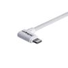 StarTech.com Angled Lightning to USB Cable – 2m (6ft) – White – Apple MFi Certified (USBLT2MWR)