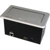 StarTech.com Conference Table Connectivity Pop up Box with AV and Data Ports – HDMI, VGA, Component, MDP to HDMI Output (BOX4HDECP)(HDMI  VGA  Component  MDP to HDMI Output)