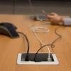 StarTech.com Conference Table Connectivity Pop up Box with AV and Data Ports – HDMI, VGA, Component, MDP to HDMI Output (BOX4HDECP)(HDMI  VGA  Component  MDP to HDMI Output)