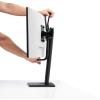 StarTech.com Crossbar Dual Monitor Desk Stand for 27inch Screens, Max Cap 26.4lb, VESA Mount 75×75/100×100, Height Adjustable(Dual)