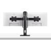StarTech.com Crossbar Dual Monitor Desk Stand for 27inch Screens, Max Cap 26.4lb, VESA Mount 75×75/100×100, Height Adjustable(Dual)