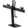 StarTech.com Crossbar Dual Monitor Desk Stand for 27inch Screens, Max Cap 26.4lb, VESA Mount 75×75/100×100, Height Adjustable(Dual)
