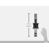 StarTech.com Cubicle Monitor Mount – Cubicle Wall Single Monitor Hanger – Up to 34′ VESA Mount Display – Height Adjustable Ergonomic Office Cubicle Hanging Flat Panel Hook & Clamp Bracket,Silver(Up to 34″)