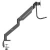 StarTech.com Desk Mount Dual Monitor Arm with USB & Audio – Slim Adjustable Dual Monitor VESA Mount for up to 32″ (17.6lb/8kg) Displays – Ergonomic Articulating – C-Clamp/Grommet (ARMSLIMDUAL2USB3)(Dual Monitor – Pass-thru USB & Audio)