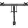 StarTech.com Desk Mount Dual Monitor Arm with USB & Audio – Slim Adjustable Dual Monitor VESA Mount for up to 32″ (17.6lb/8kg) Displays – Ergonomic Articulating – C-Clamp/Grommet (ARMSLIMDUAL2USB3)(Dual Monitor – Pass-thru USB & Audio)