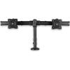 StarTech.com Dual Monitor Mount – Supports Monitors 13” to 27” – Adjustable – Desk Clamp or Grommet-Hole Desk Mount for Dual VESA Monitors – Black (ARMBARDUOG)