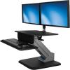 StarTech.com Dual Monitor Sit-to-Stand Workstation – One-Touch Height Adjustment (BNDSTSDUAL)