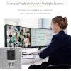 StarTech.com Dual-Monitor DisplayPort 1.2 Splitter, DP to 2x DP Multi-Monitor Adapter, 4K 30Hz/1080p 60Hz MST Hub for Windows(2x DP 1.2)
