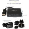 StarTech.com Dual-Monitor DisplayPort 1.2 Splitter, DP to 2x DP Multi-Monitor Adapter, 4K 30Hz/1080p 60Hz MST Hub for Windows(3x DP 1.2)