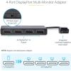 StarTech.com Dual-Monitor DisplayPort 1.2 Splitter, DP to 2x DP Multi-Monitor Adapter, 4K 30Hz/1080p 60Hz MST Hub for Windows(4x DP 1.2)