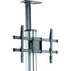 StarTech.com Heavy Duty Rolling Portable TV Cart Stand with Wheels – 32 to 75 inch – Adjustable Rotating Mobile Flat Panel Screen Mount (STNDMTV70)