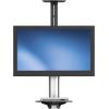 StarTech.com Heavy Duty Rolling Portable TV Cart Stand with Wheels – 32 to 75 inch – Adjustable Rotating Mobile Flat Panel Screen Mount (STNDMTV70)