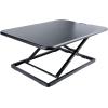 StarTech.com Height Adjustable Standing Desk Converter – Sit Stand Desk with One-Finger Adjustment – Ergonomic Desk (ARMSTS),Black & Silver(Laptop Workstation)