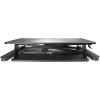 StarTech.com Height Adjustable Standing Desk Converter – Sit Stand Desk with One-Finger Adjustment – Ergonomic Desk (ARMSTS),Black & Silver(Large Surface)