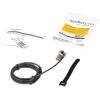 StarTech.com Laptop Cable Lock Compatible with Noble Wedge; 6.6ft (2m), Anti-Theft Keyed Lock, Security Cable for Dell XPS/Latitude/2-in-1 Notebooks, Steel Cable Lock for Laptop, TAA(Nobel Wedge)