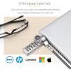 StarTech.com Laptop Cable Lock Compatible with Noble Wedge; 6.6ft (2m), Anti-Theft Keyed Lock, Security Cable for Dell XPS/Latitude/2-in-1 Notebooks, Steel Cable Lock for Laptop, TAA(K-Slot/T-Bar)