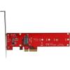StarTech.com M2 PCIe SSD Adapter – x4 PCIe 3.0 NVMe / AHCI / NGFF / M-Key – Low Profile and Full Profile – SSD PCIe M.2 Adapter , TAA (PEX4M2E1)(1x M.2 NVMe)