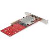 StarTech.com M2 PCIe SSD Adapter – x4 PCIe 3.0 NVMe / AHCI / NGFF / M-Key – Low Profile and Full Profile – SSD PCIe M.2 Adapter , TAA (PEX4M2E1)(2x M.2 NVMe)